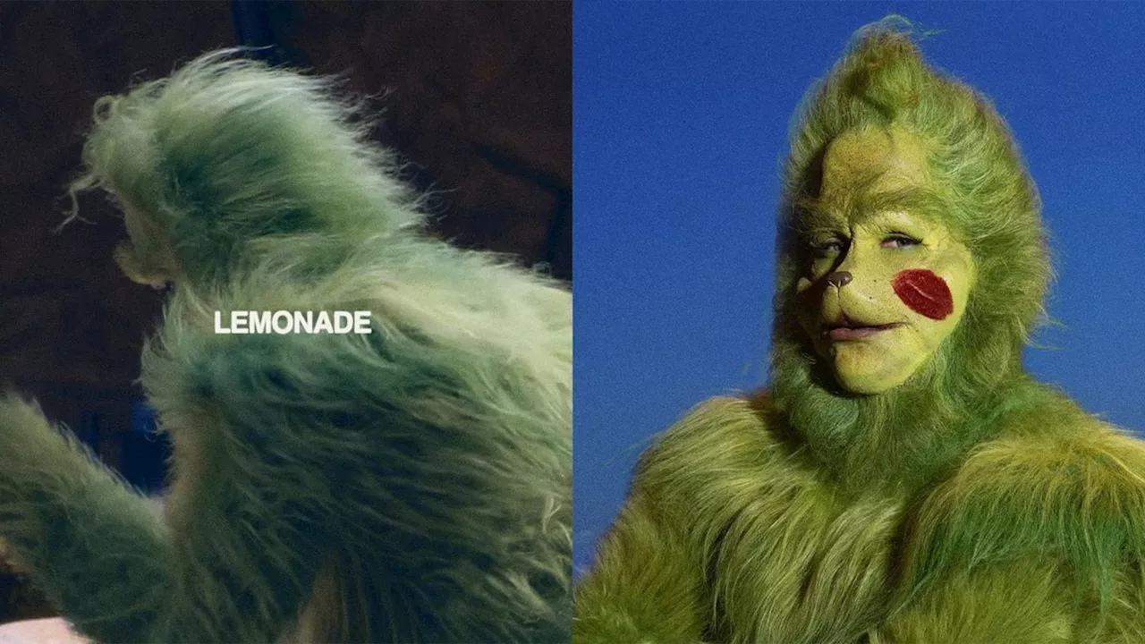 Grinch Recreated Iconic Album Covers for New Year