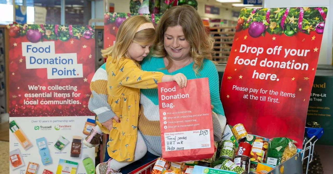 Airdrie and Coatbridge Tesco customers donated more than 8000 meals