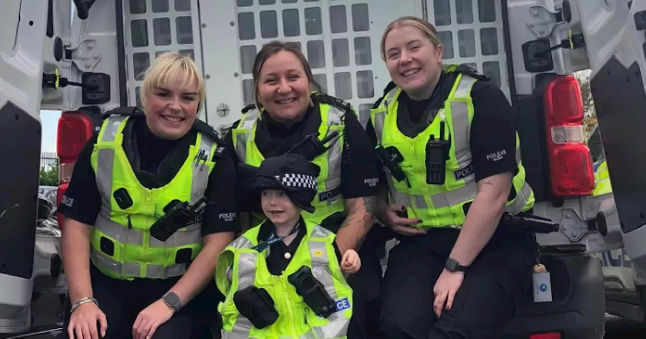 Four-Year-Old Police Enthusiast Completes Scotland Station Tour