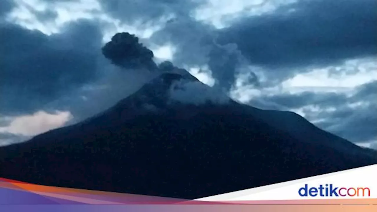 Gunung Lewotobi Laki-laki Erupsi