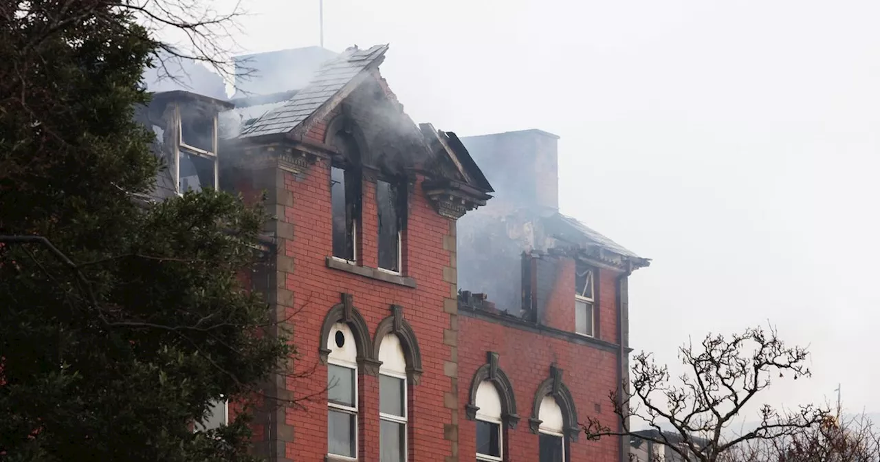 Deliberate Fire at Former Health Centre Closes Main Road