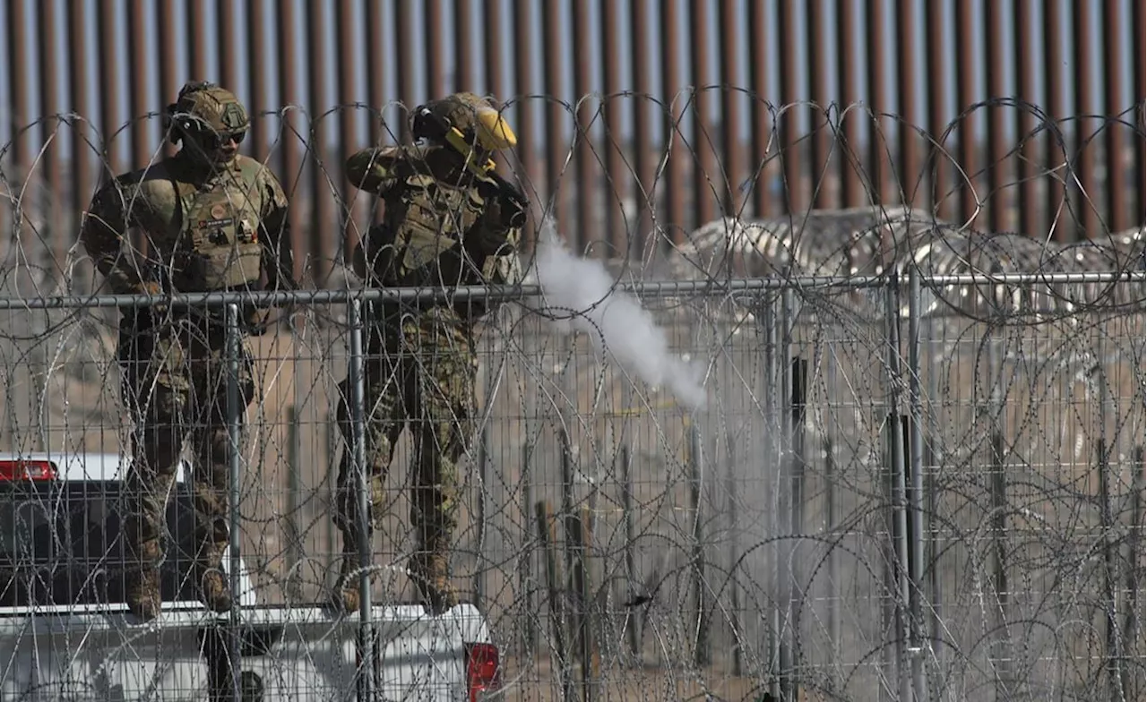 Agentes de EU disparan bolas de pimienta a migrantes en frontera con México