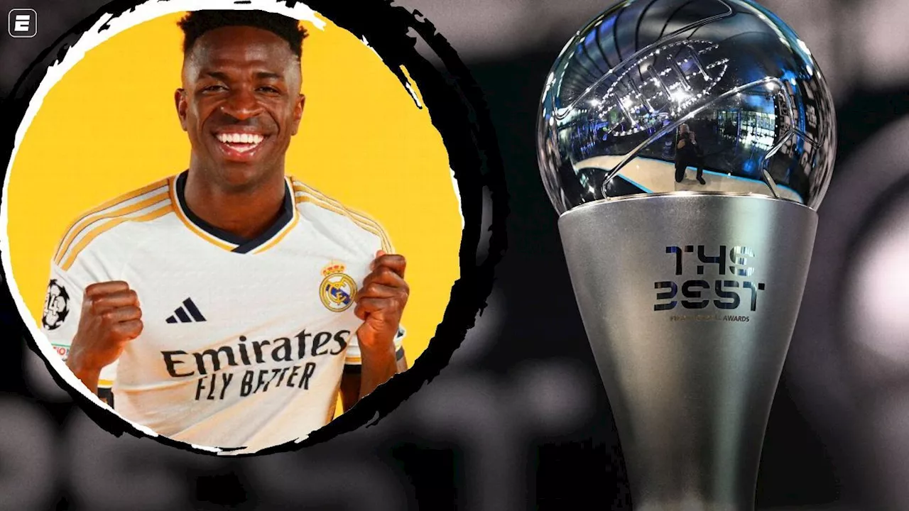 Vinicius Jr. eleito melhor do mundo pela Fifa, mas não conquista o prêmio dos técnicos