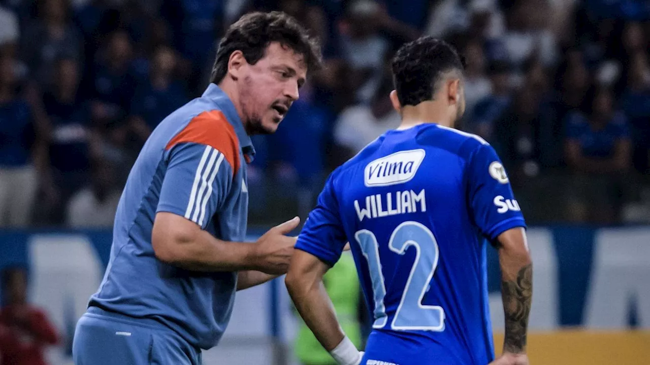 William: Diniz é 'super tranquilo' e Gabigol/Dudu trariam 'muitas coisas boas' ao Cruzeiro