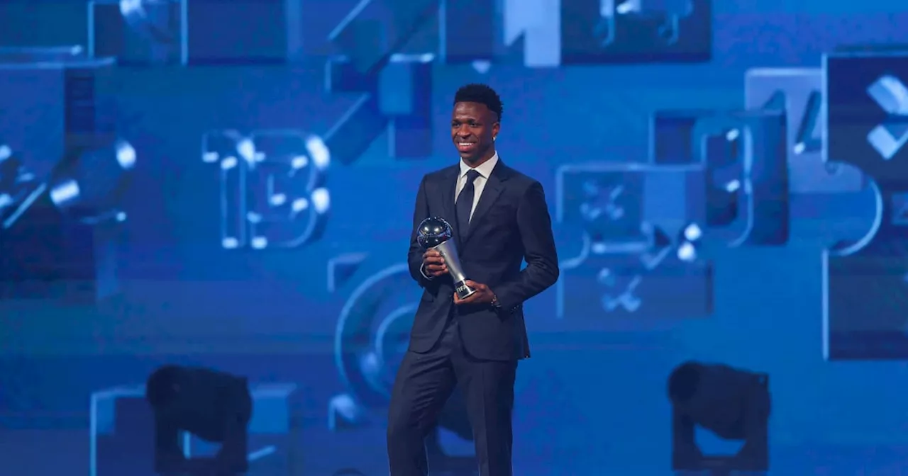 Vinicius Junior Wins FIFA Best Men's Player of the Year Award