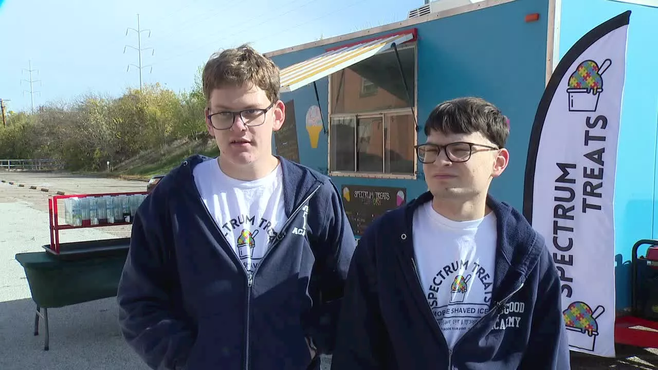 Twin Brothers with Autism Launch Their Own Snow Cone Business