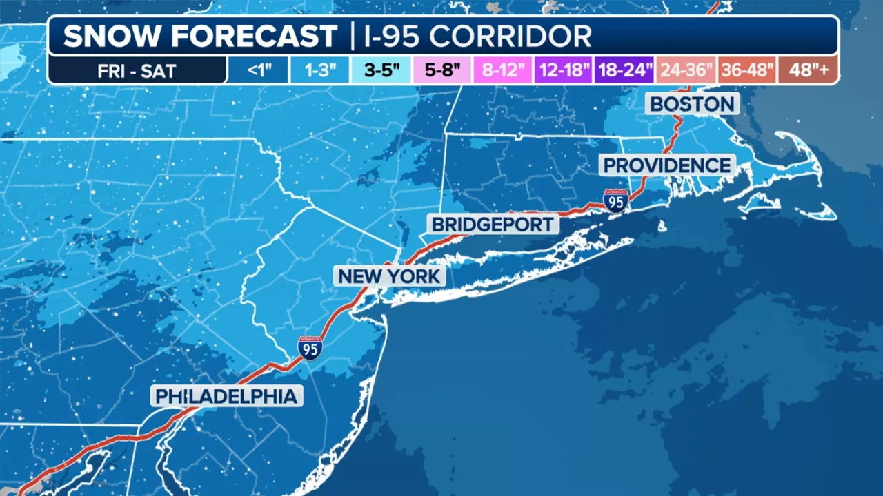 Snowstorm to Bring Wintry Mix to NYC Area This Week