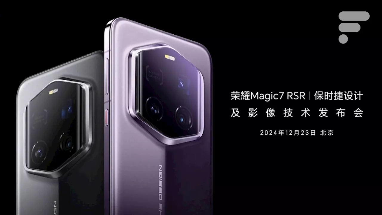 Honor Magic 7 : un nouveau smartphone Porsche arrive juste avant Noël, voici à quoi il ressemble