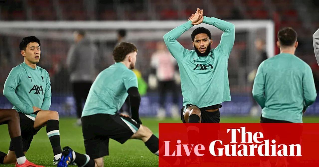 Southampton v Liverpool: Carabao Cup quarter-final