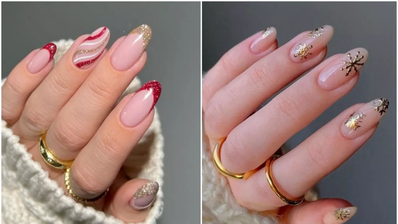 Uñas Elegantes para Navidad 2024