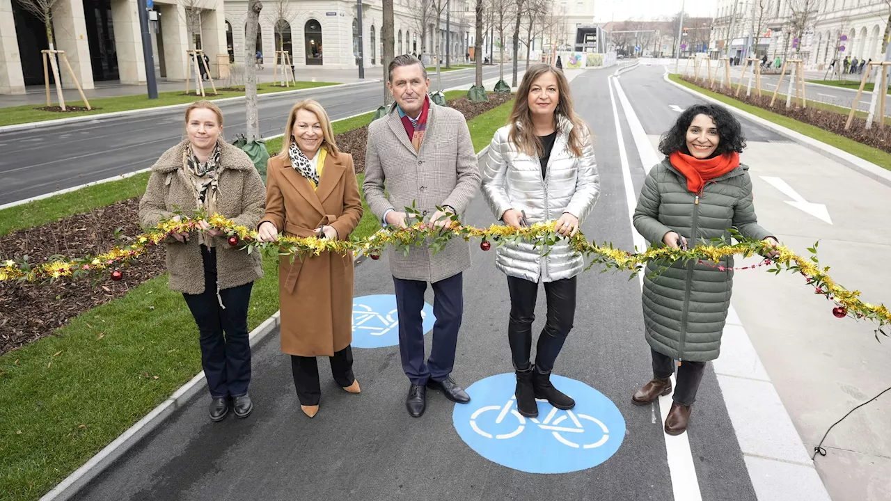 Universitätsstraße in Wien umgebaut: Vorzeigeprojekt für nachhaltige Mobilität