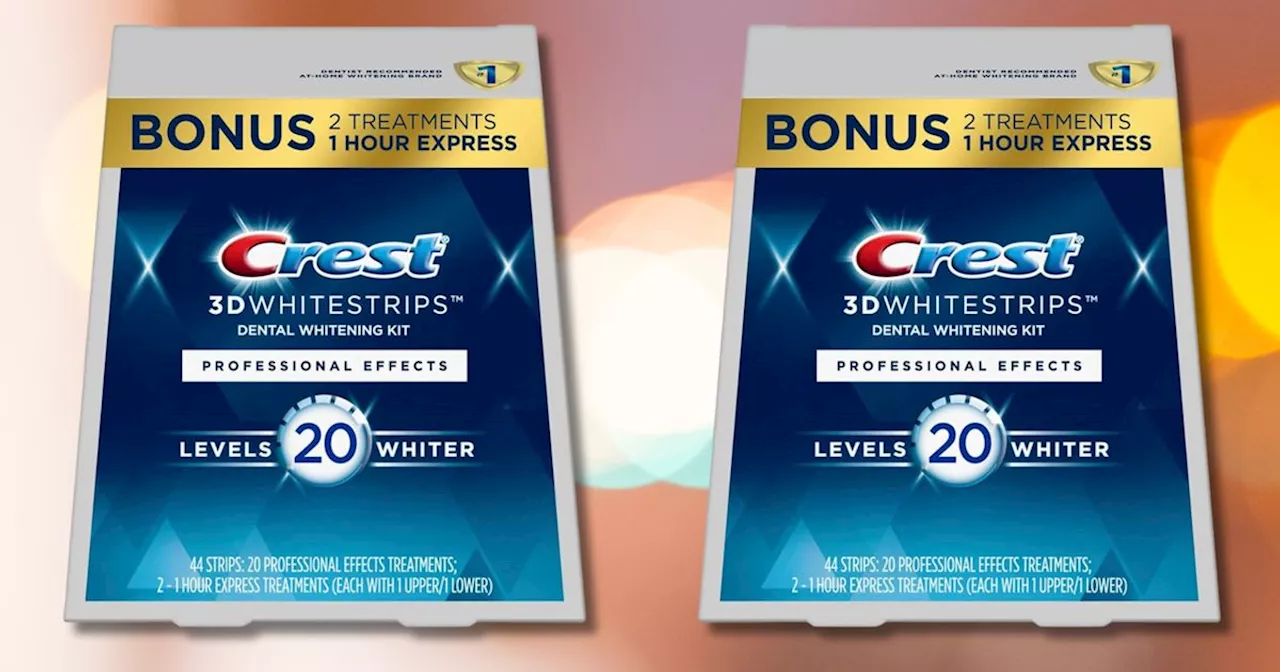 Crest 3D White Strips Teeth Whitening Deal