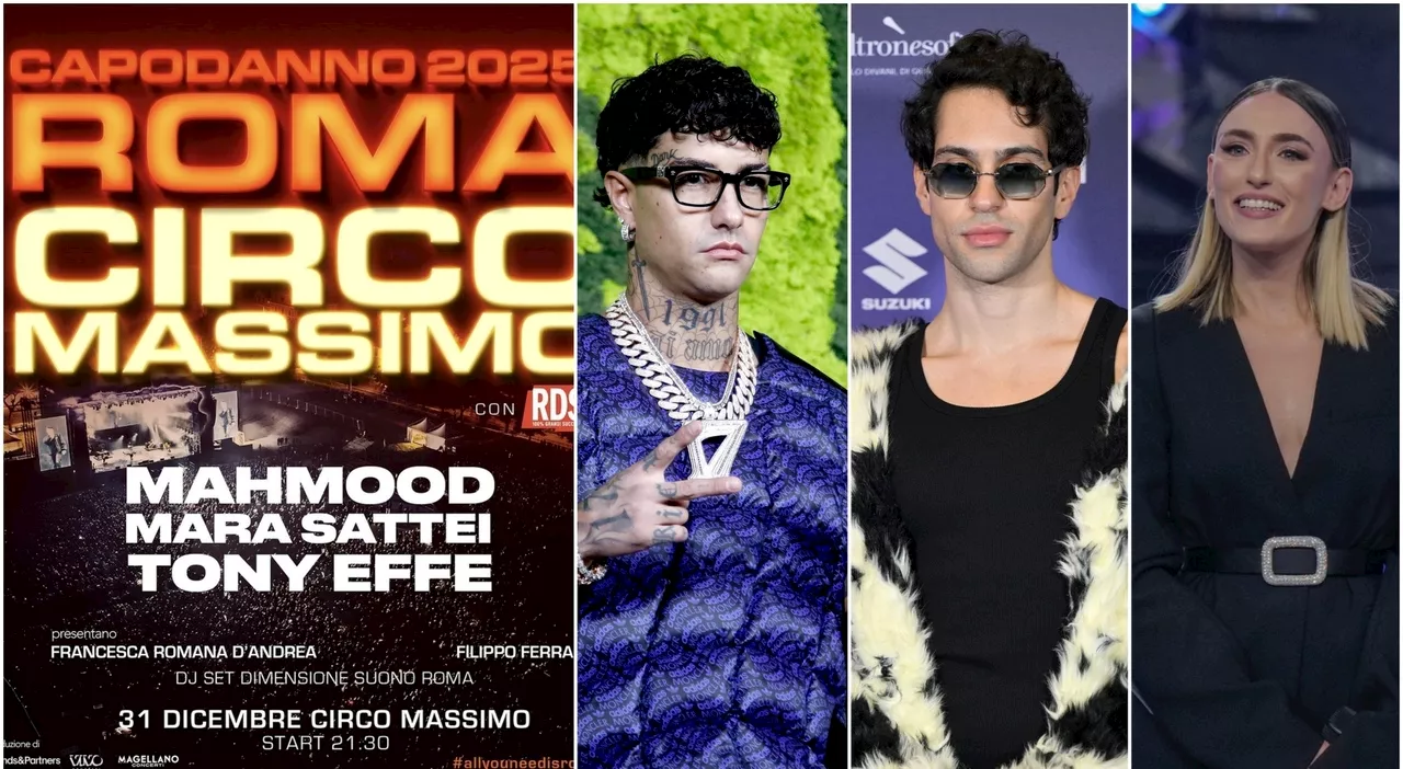 Capodanno a Roma: Concerto in pericolo dopo le rinunce di Mahmood e Sattei