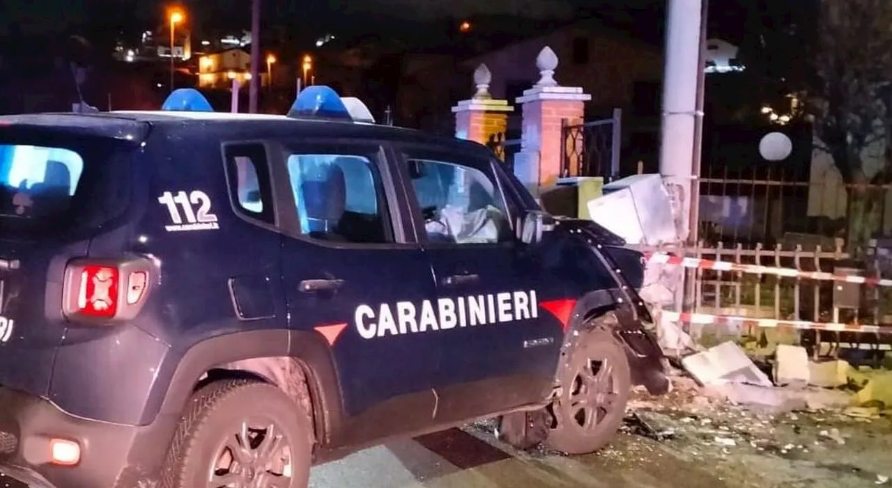 L’Aquila, inseguimento da film nella notte per sfuggire all’alcol test: ferito un carabiniere