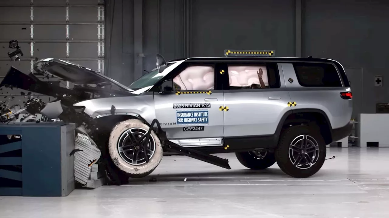 Rivian R1S Earns Top Safety Pick+ Award, Becoming Safest Large SUV