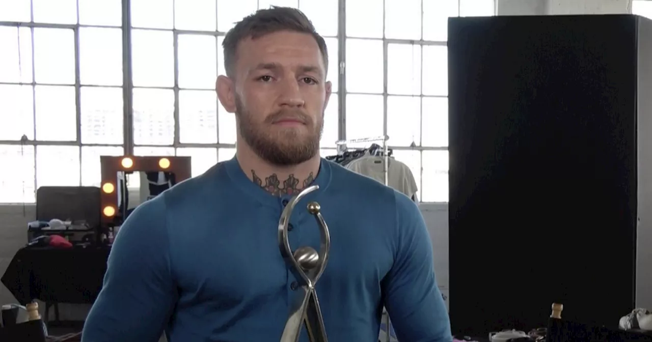 Conor McGregor Celebrates Eight Years Since Winning RTE Sportsperson of the Year