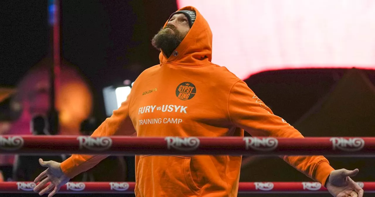 Tyson Fury Promises 'Pain' For Oleksandr Usyk in Saudi Open Workout