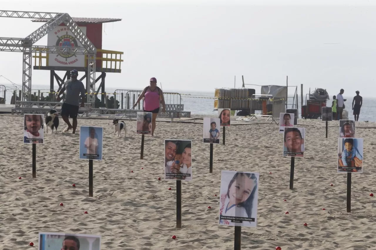 Rio de Paz denuncia assassinato de crianças no Rio com manifestação em Copacabana