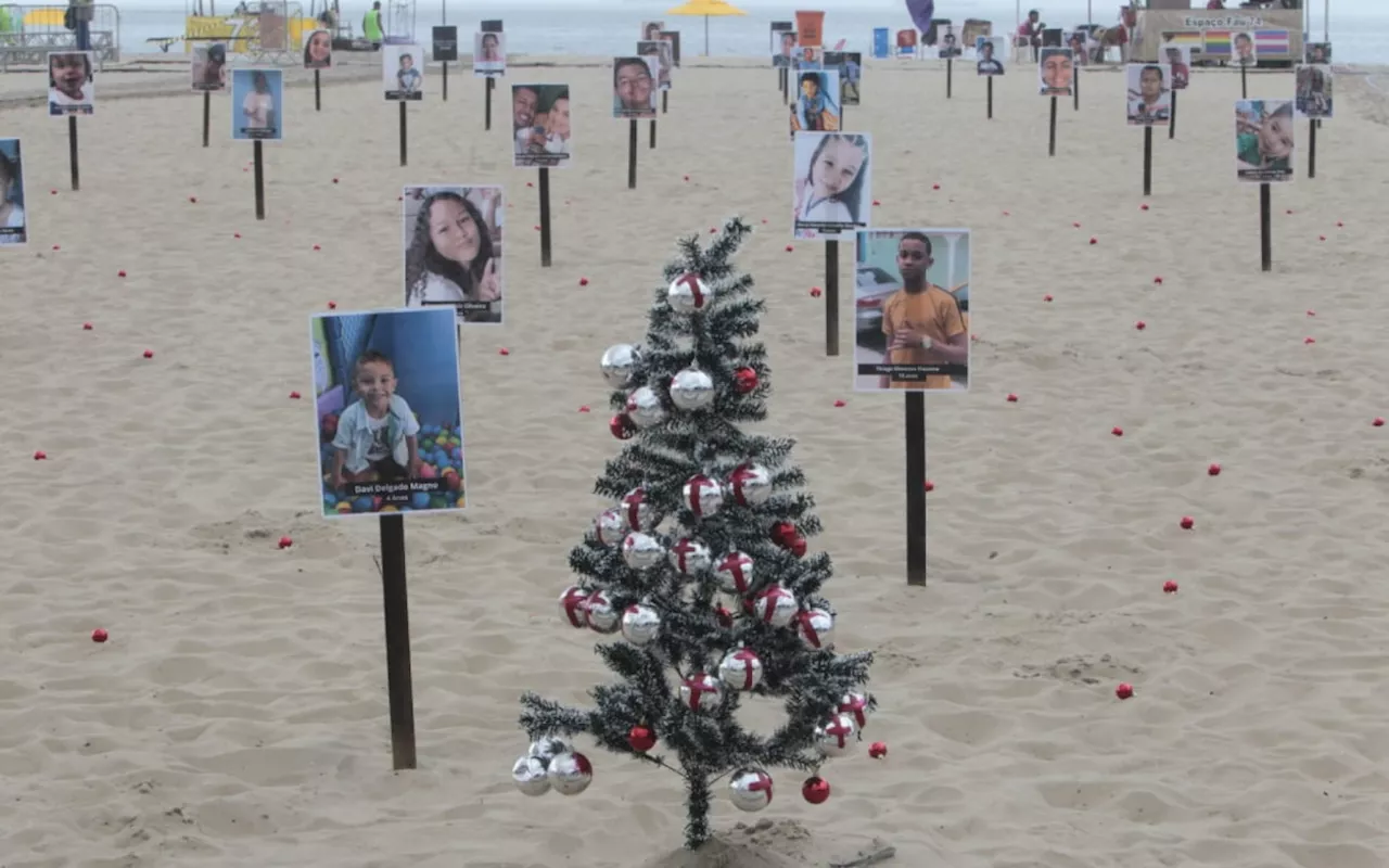 ONG Rio de Paz protesta contra mortes de crianças em conflitos no Rio