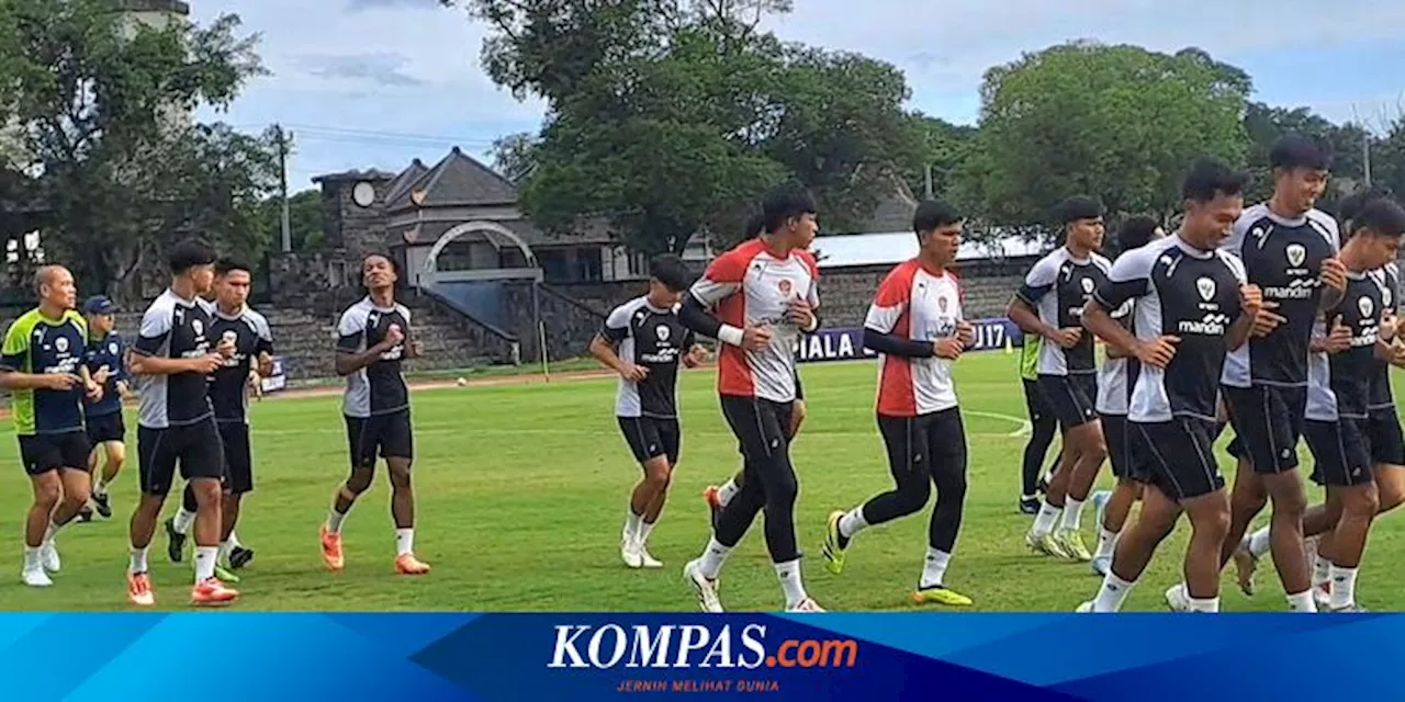 Indonesia Vs Filipina, Timnas Indonesia Latihan di Stadion Sriwedari Solo