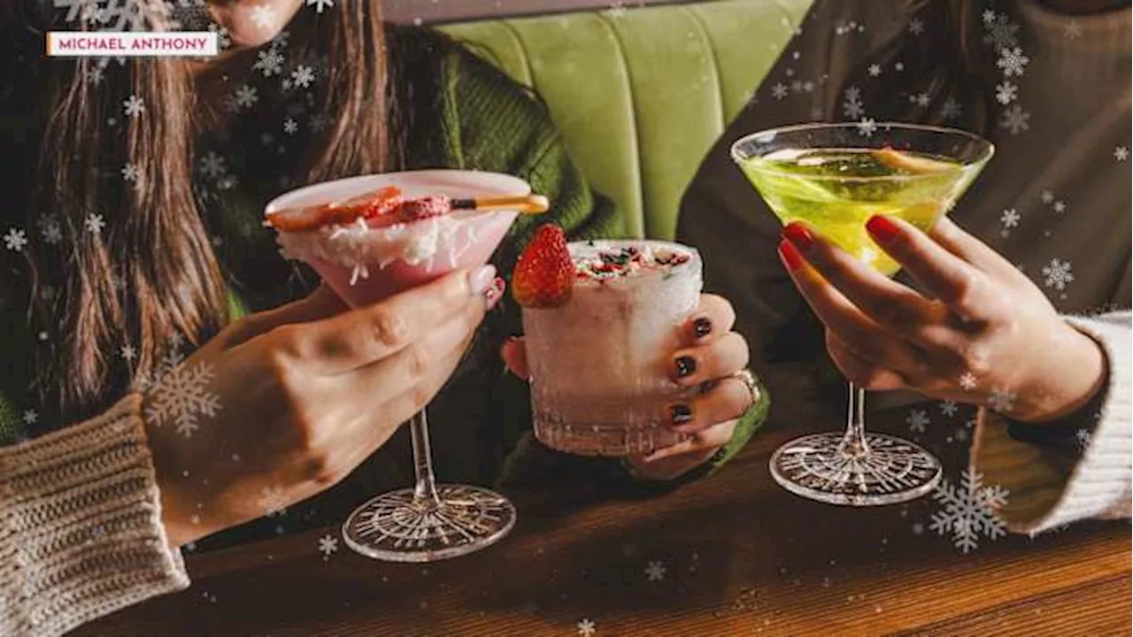 Fun holiday cocktails inspired by timeless holiday characters 🤶❄️❄️