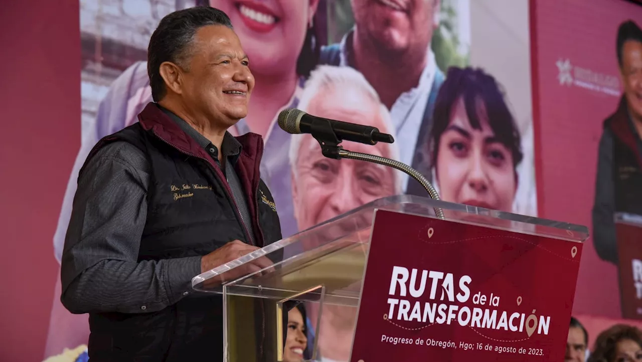 Gobernador de Hidalgo, Julio Menchaca, sufre desvanecimiento durante evento