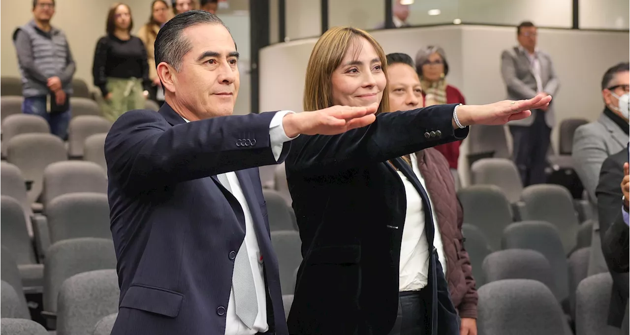 Myrna García Cuevas y Efraín García Nieves, nuevos Directores del IEEM