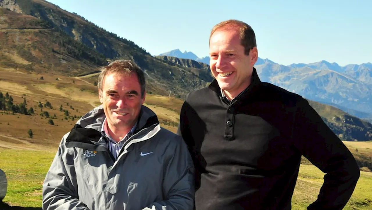 Bernard Hinault désamorce une situation tendue avant une étape du Tour de France