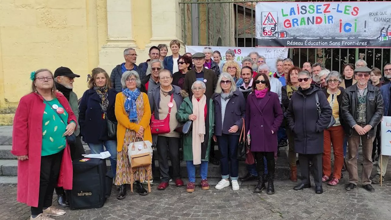 Manifestation pour les droits des migrants dans les Hautes-Pyrénées