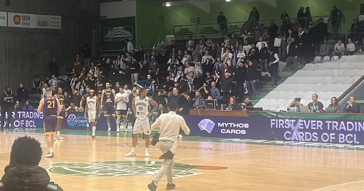 Incident sur le parquet à Nanterre lors du match de basket contre Holon