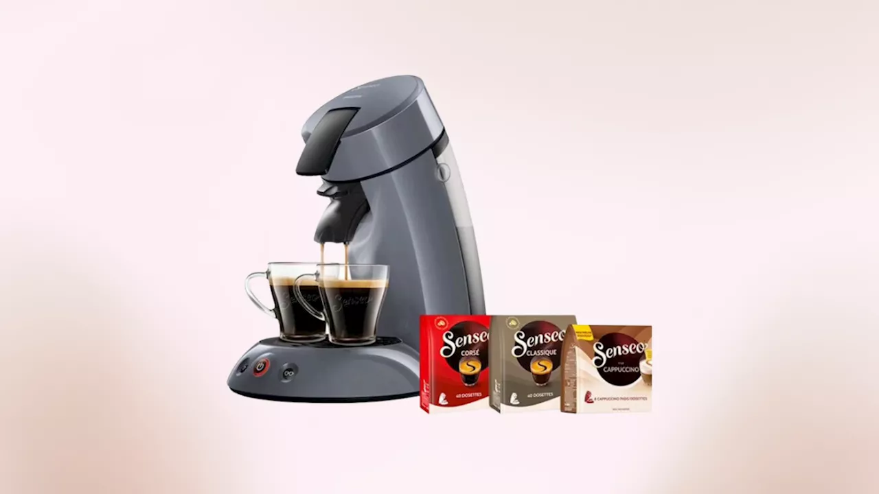 Cafetière Senseo et 88 dosettes à 44,99 euros chez Electro Dépôt