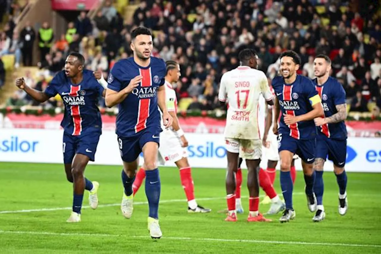 PSG domine Monaco et prend l'ascendant en Ligue 1