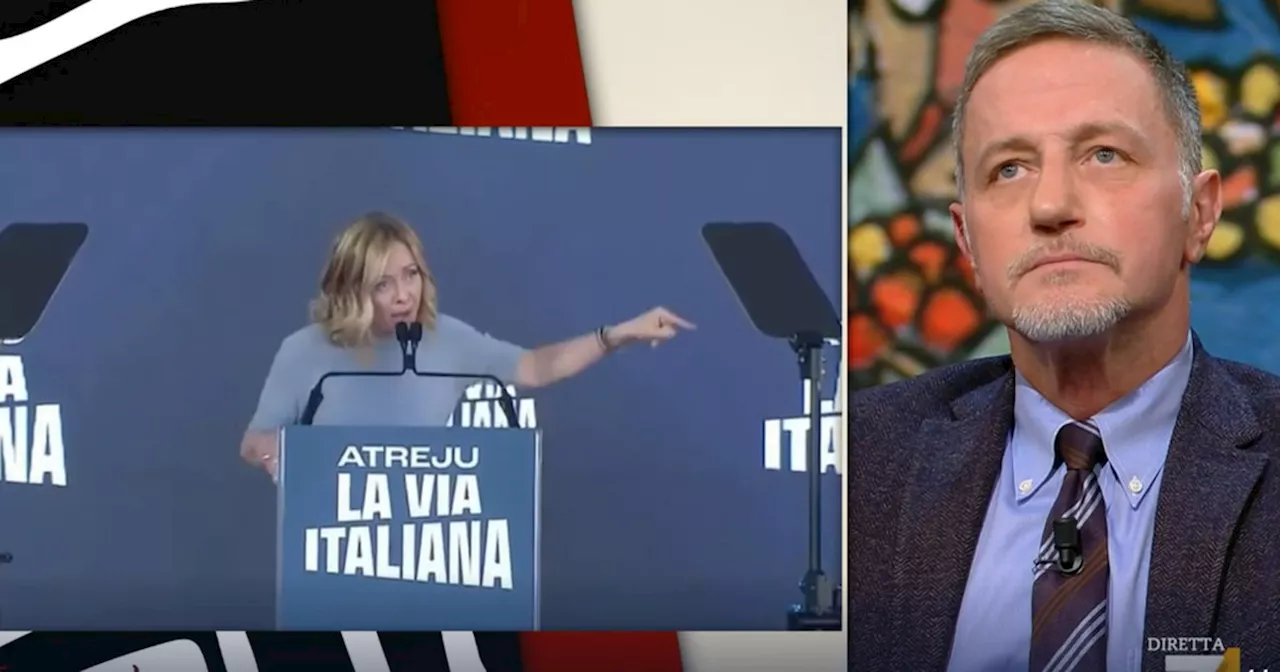 Massimo Giannini contro Meloni: &#034;Ha trasformato l&#039;Italia in una Polonia mediterranea&#034;