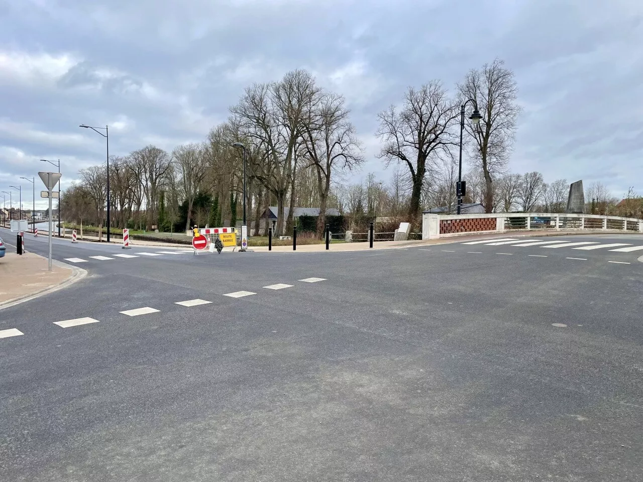 La circulation rétablie normalement près de la gare à Abbeville à partir du 20 décembre