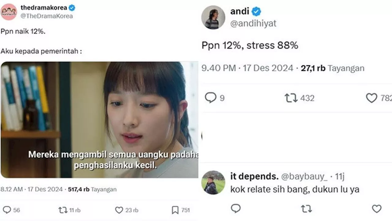 Keluhan Netizen Soal Kenaikan PPN 12 Persen