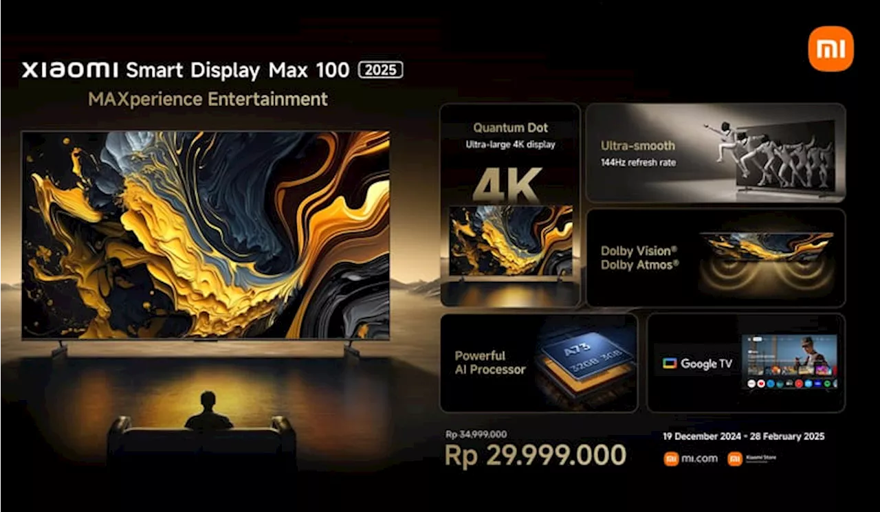 Smart Display Max 100: Layar Xiaomi Berukuran 100 Inci