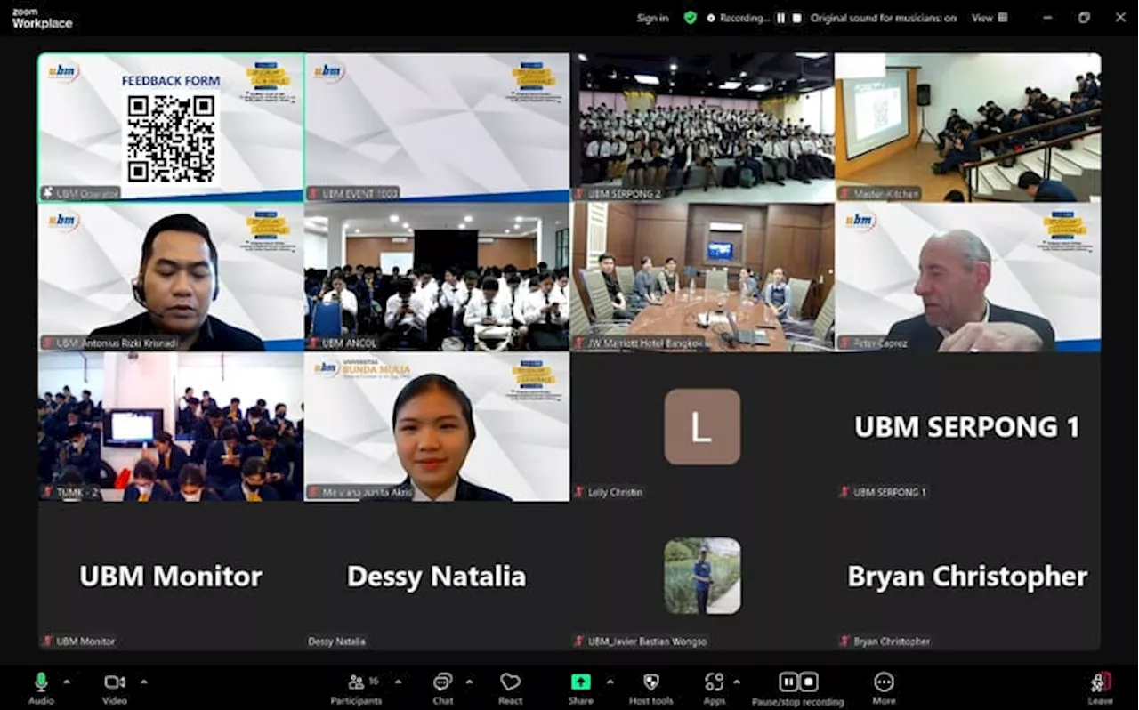 UBM Gelar The UBM Studium Generale, Bahas Pentingnya Cultural Awareness dalam Hospitality