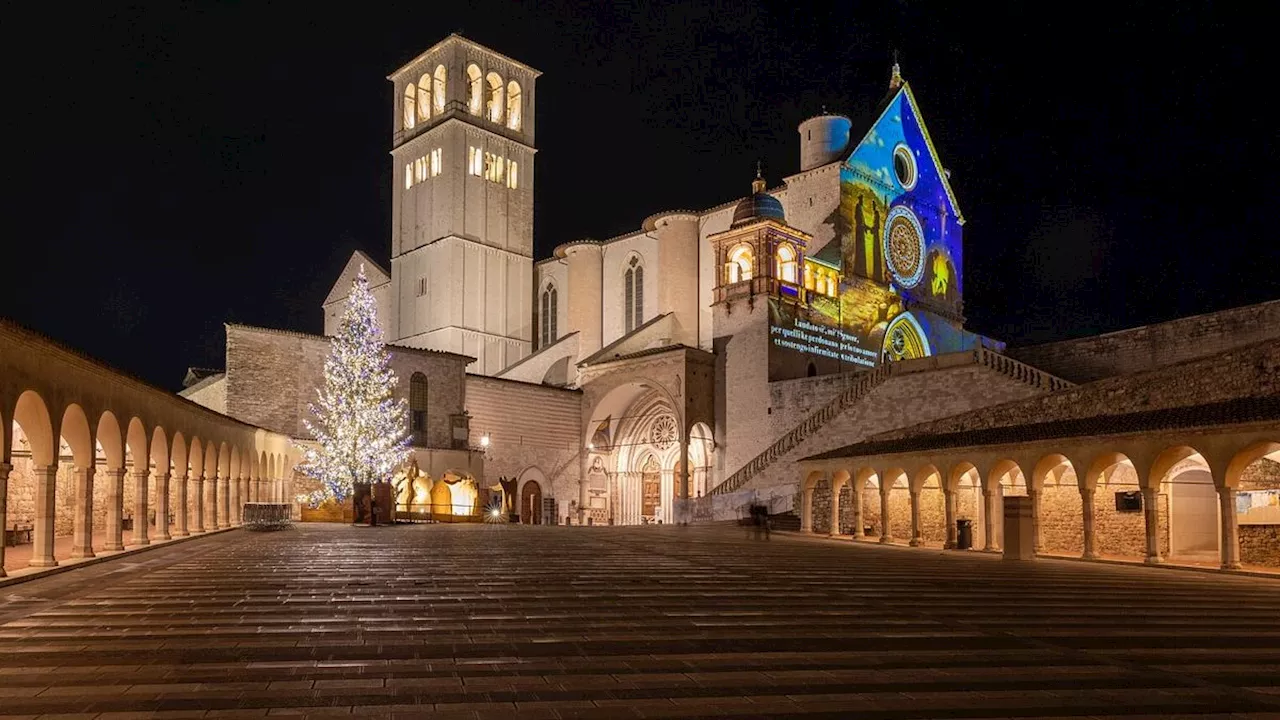 Ad Assisi un fantasmagorico Natale tra fede e tecnologia