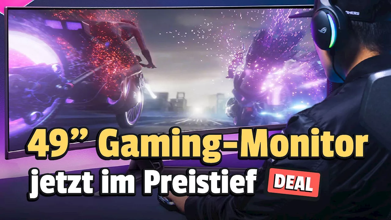 Asus ROG Swift OLED PG49WCD: Ultrabreites OLED-Monster jetzt zum Tiefstpreis