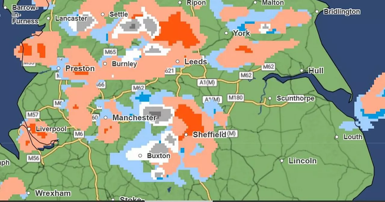 Met Office new weather map shows where snow will hit in England before Christmas