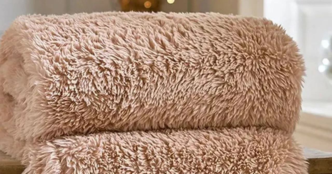 This £30.60 faux fur throw is the perfect winter snuggle companion