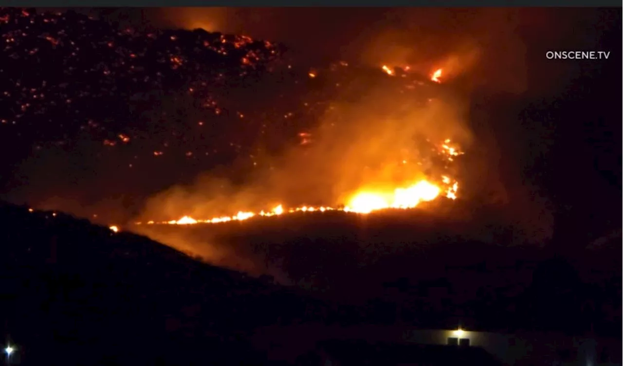 Soto Fire Triggers Evacuations in Jurupa Valley