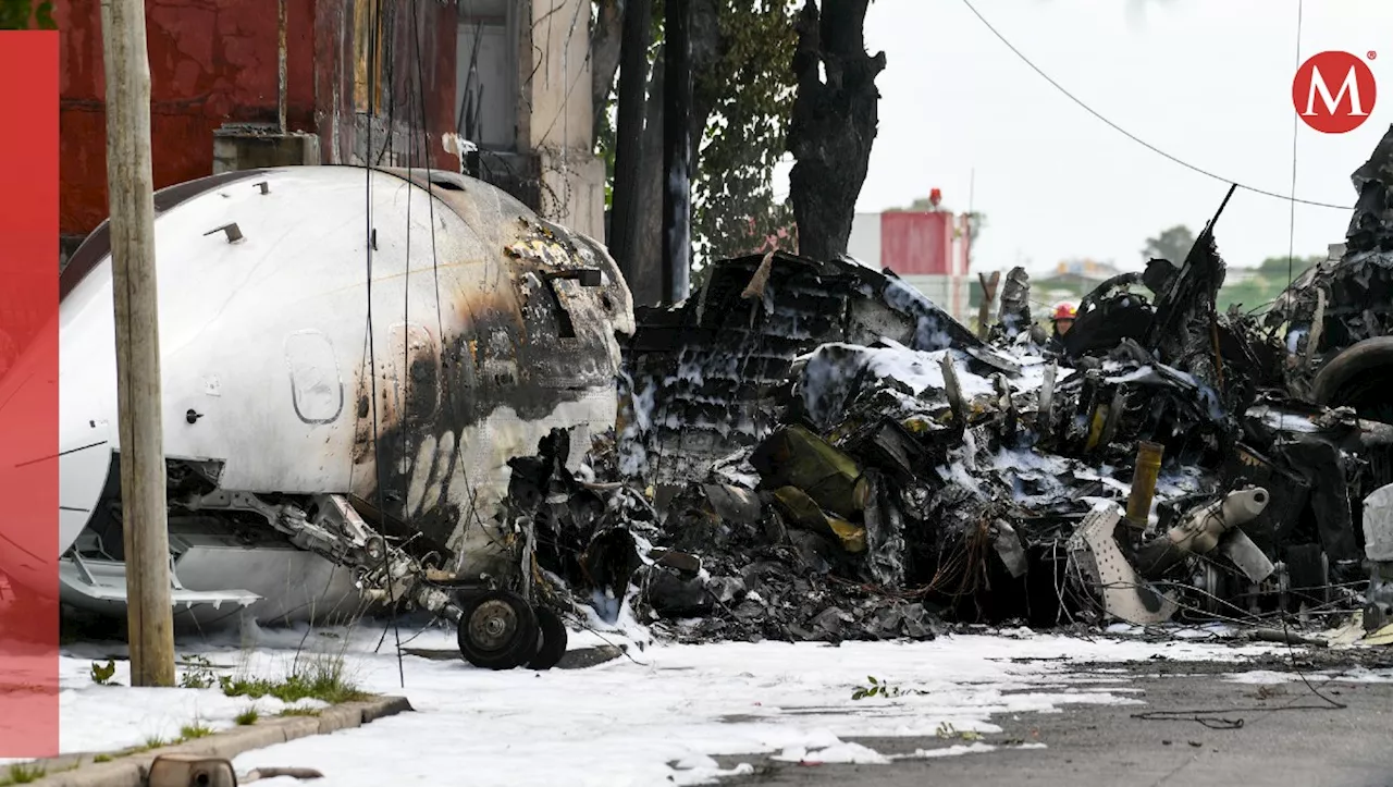 Avion privado se incendia tras accidente en San Fernando