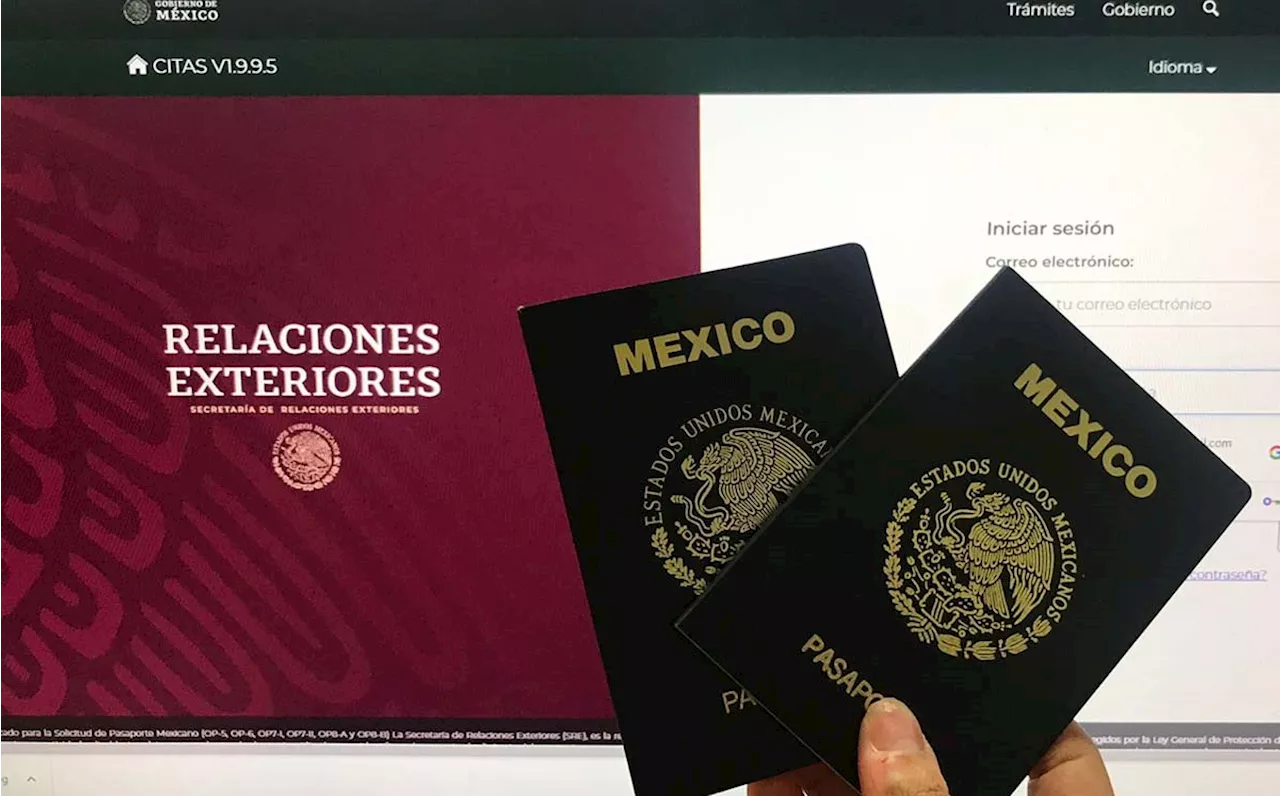 ¿Se te pasó la fecha? Ya puedes sacar cita para tramitar tu pasaporte en enero de 2025; anuncia SRE