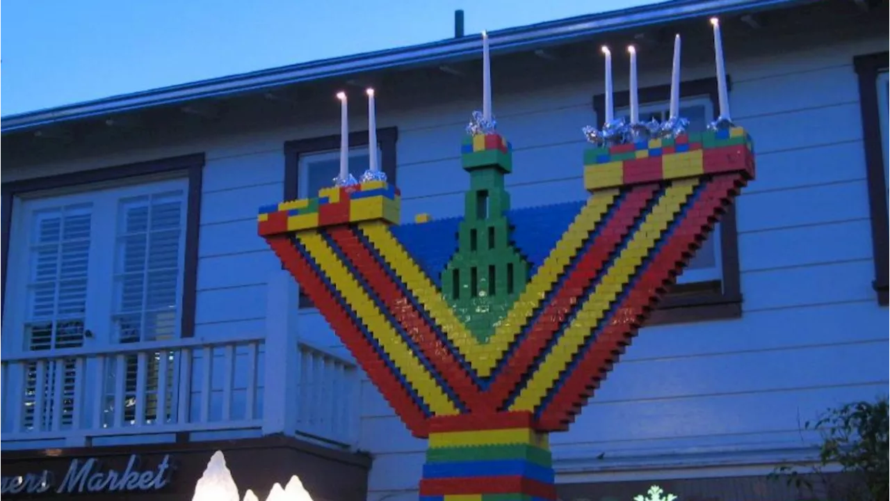 LEGO Menorah to Shine at Original Farmers Market's Chanukah Celebration