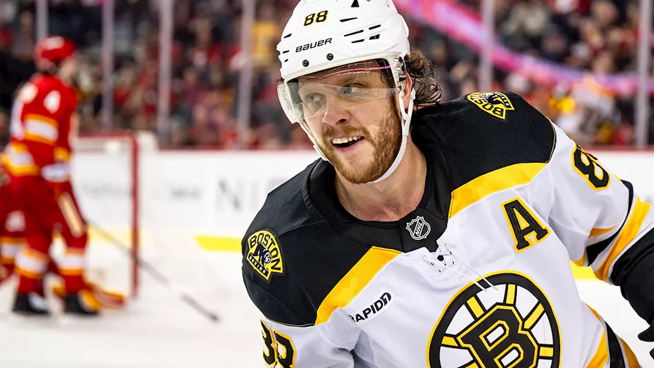 Bruins Rally Past Flames in Overtime Thanks to Pastrnak Heroics