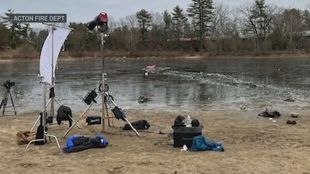 Film Crew Rescued After Falling Through Thin Ice