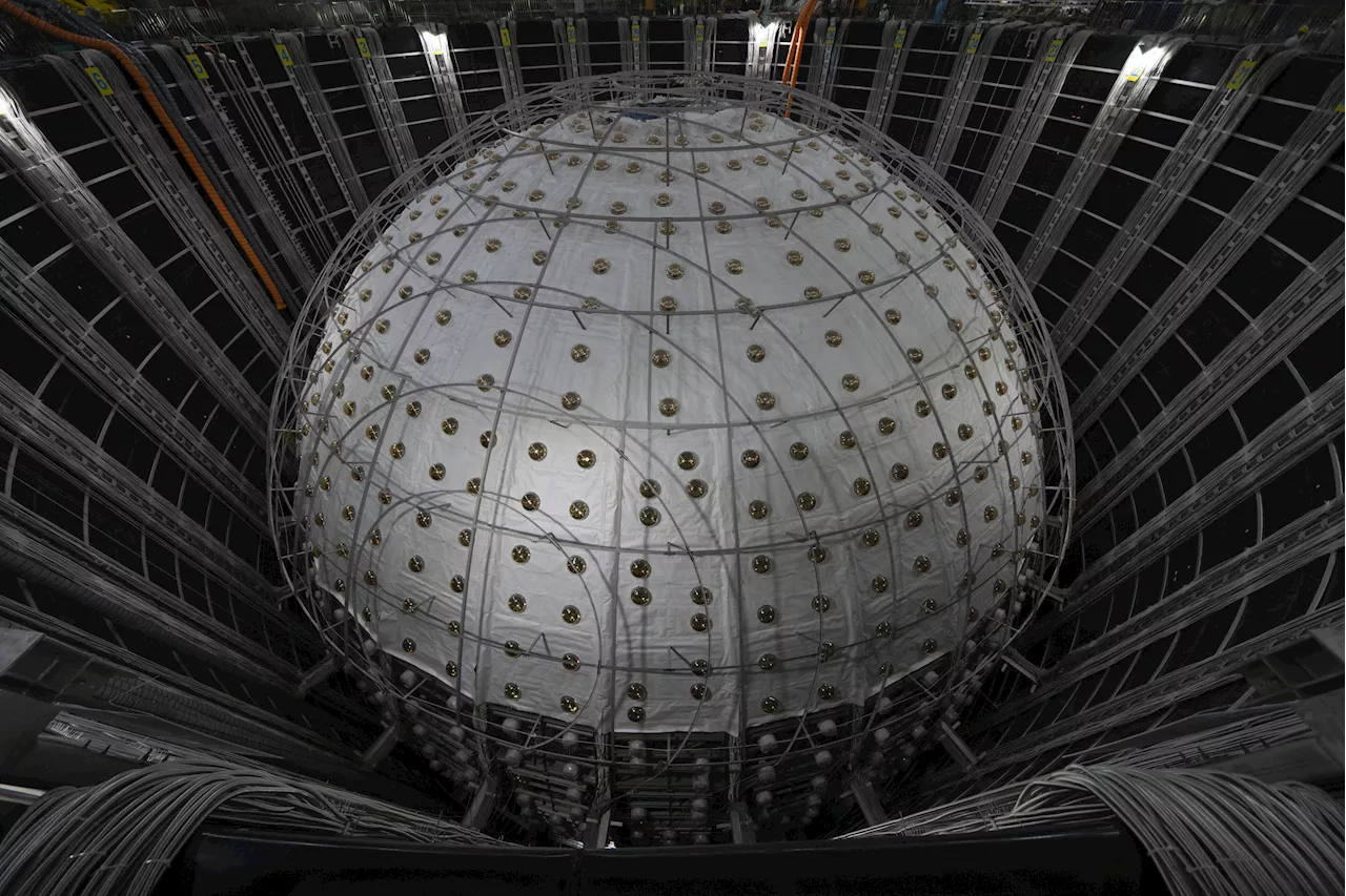 China's Giant Neutrino Detector Nears Completion