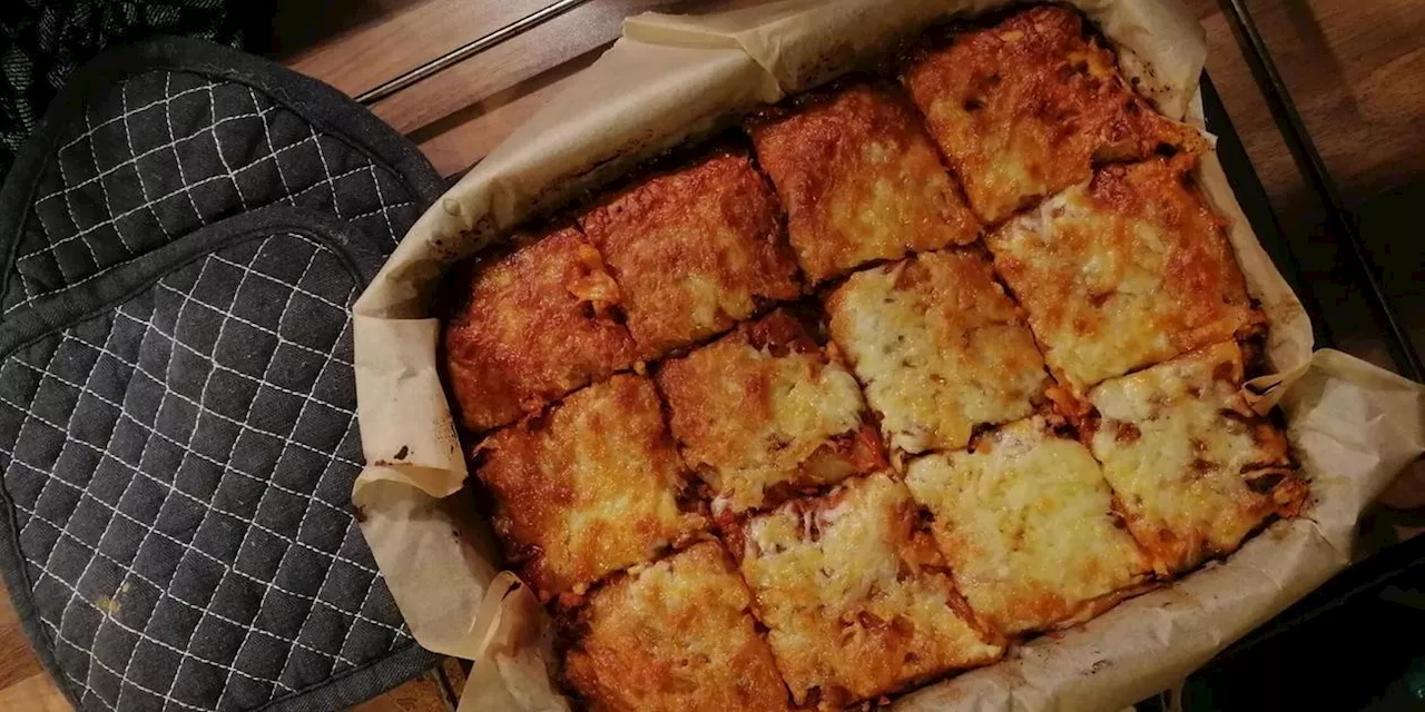 Leckere Hackfleisch-Blätterteig-Tourte