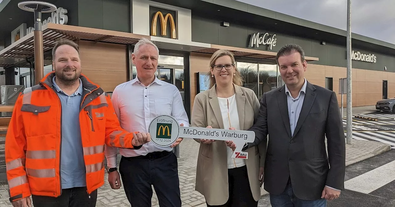 Neuer McDonald's in Warburg eröffnet